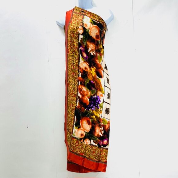 Over size Christian Dior 100% silk scarf or wrap full body, 43" x 43" size(23) - Picture 6 of 14